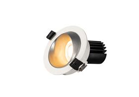 DM202452  Bonia 12 Tridonic Powered 12W 2700K 1200lm 36° CRI>90 LED Engine White/Silver Fixed Recessed Spotlight, IP20